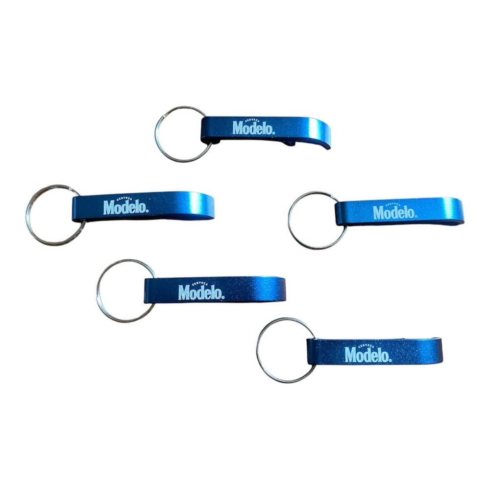 Cerveza Modelo (5 Pack) Key Chain Bottle Opener – Solid Aluminum